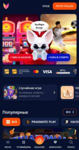Главная страница Monro