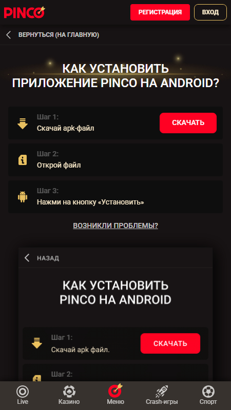 Pinko mobile app
